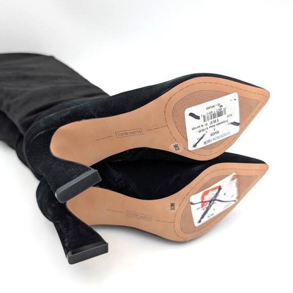 Vince Camuto Taplana Pointed Toe Over the Knee Boots Black Size US5M EU35 - Picture 8 of 11